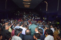 Gaddala Konda Ganesh team at Rajahmundry Swamy Theatre